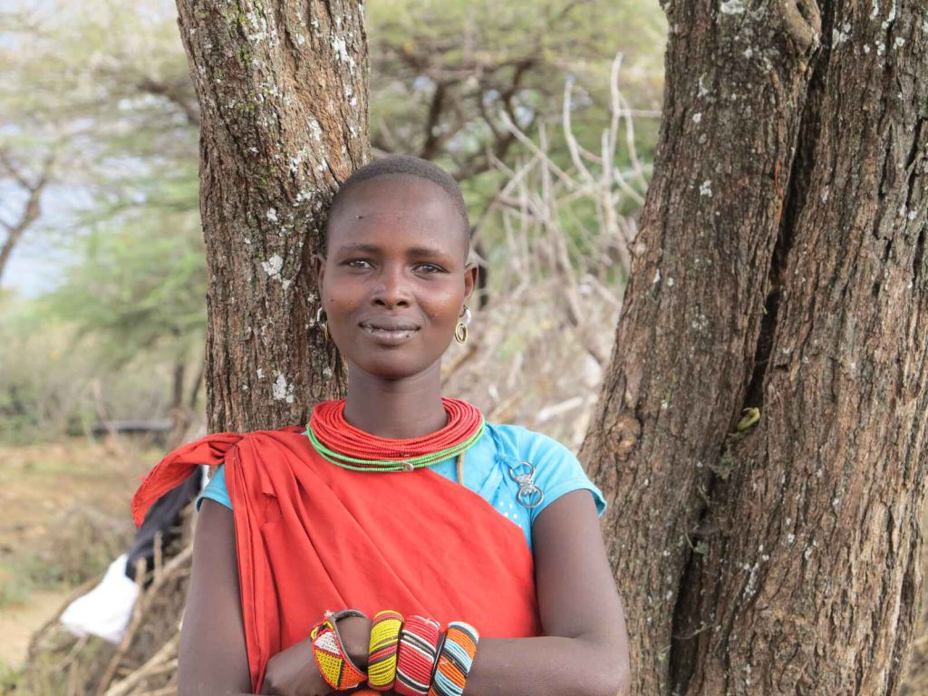 Laikipia 村莊首富的四位妻子