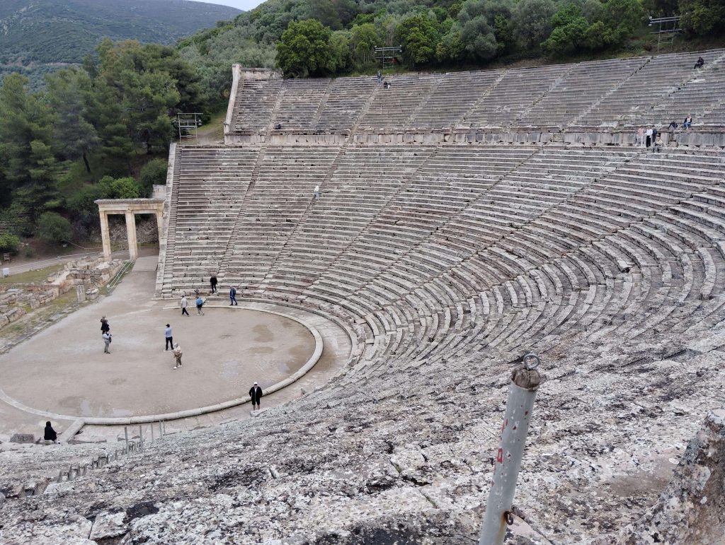 邁錫尼文明 Mycenae 的遺跡 : 希臘式劇場