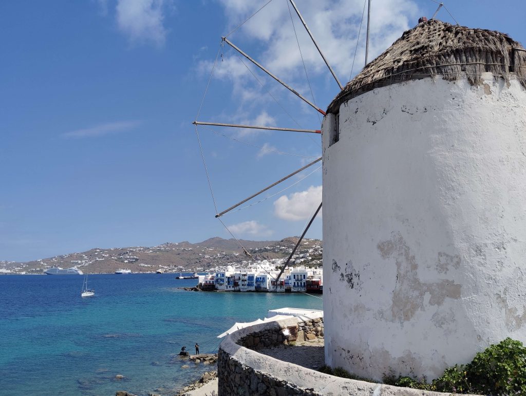 米克諾斯島 Mykonos : 18 世紀 威尼斯共和國的研磨穀物風車