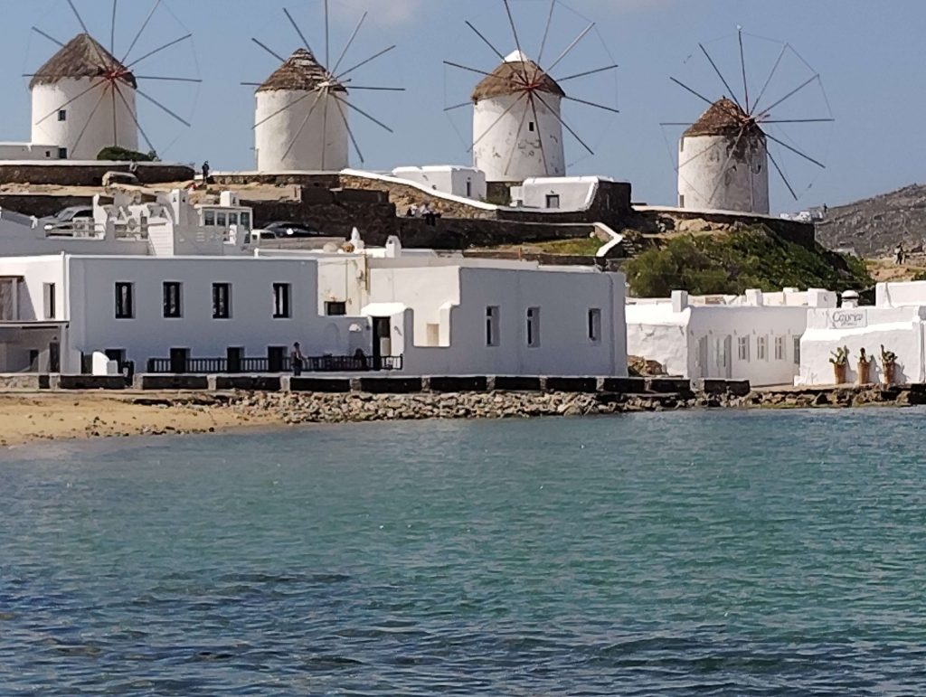 米克諾斯島 Mykonos : 18 世紀 威尼斯共和國的研磨穀物風車