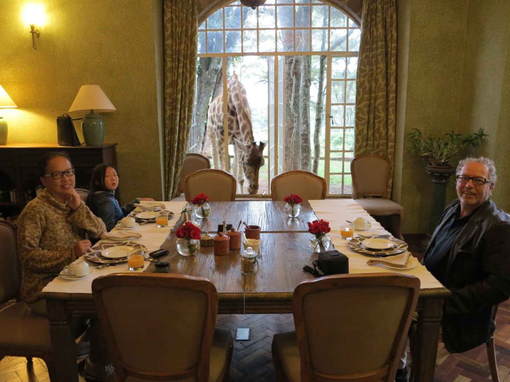 奈洛比 : 長頸鹿莊園 Giraffe Manor 共進早餐