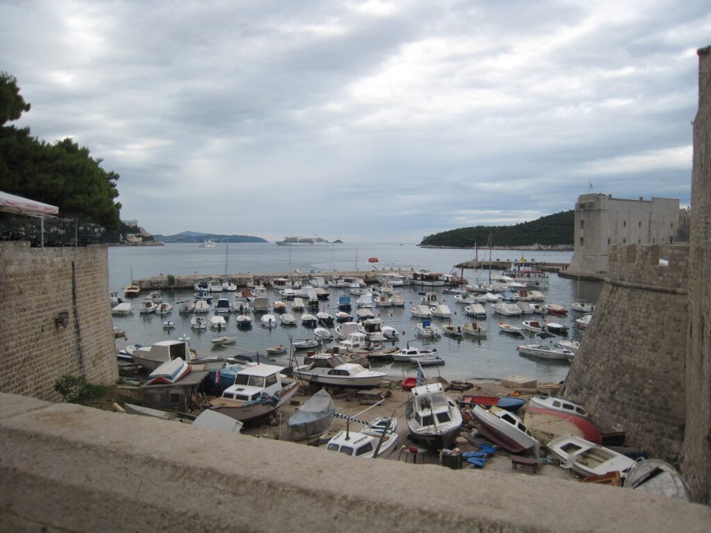 杜布羅夫尼克 Dubrovnik, 克羅埃西亞 Croatia : 俯瞰古城與港口 : 洛夫里耶納茨堡 Fort Lovrijenac
