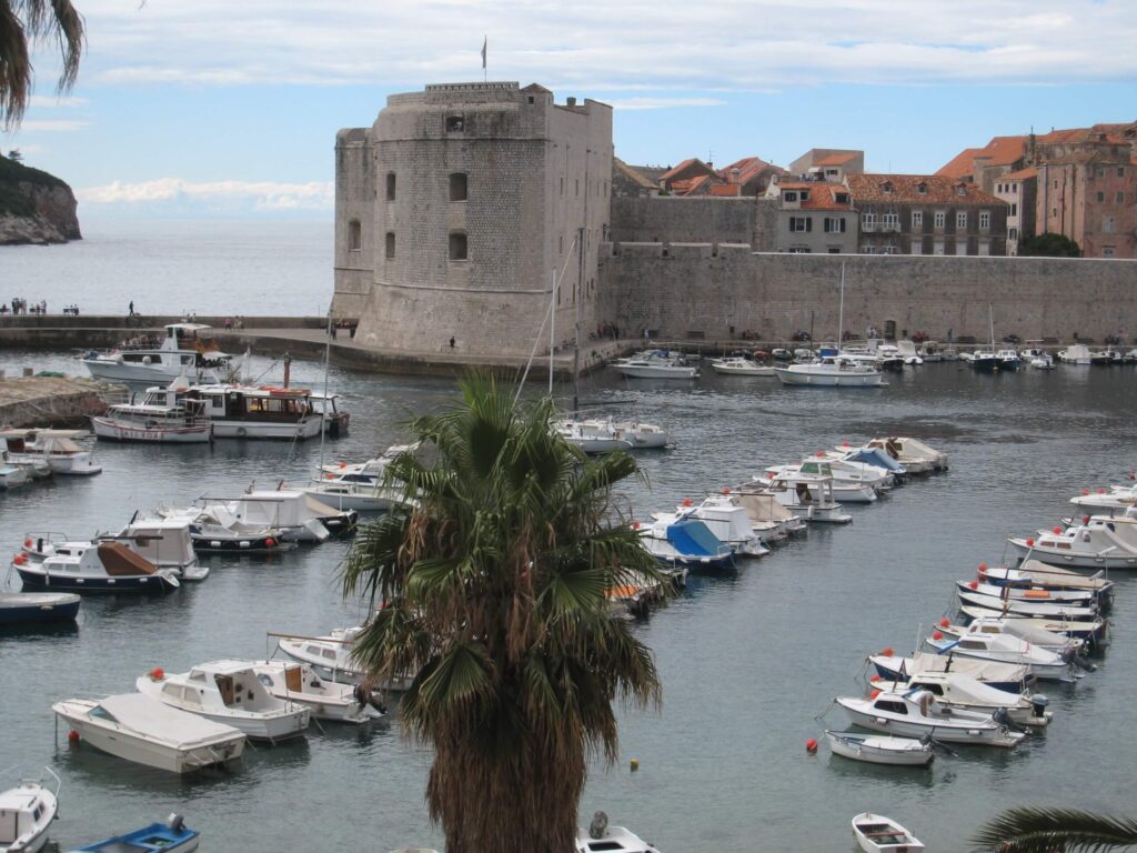杜布羅夫尼克 Dubrovnik, 克羅埃西亞 Croatia : 俯瞰古城與港口 : 洛夫里耶納茨堡 Fort Lovrijenac