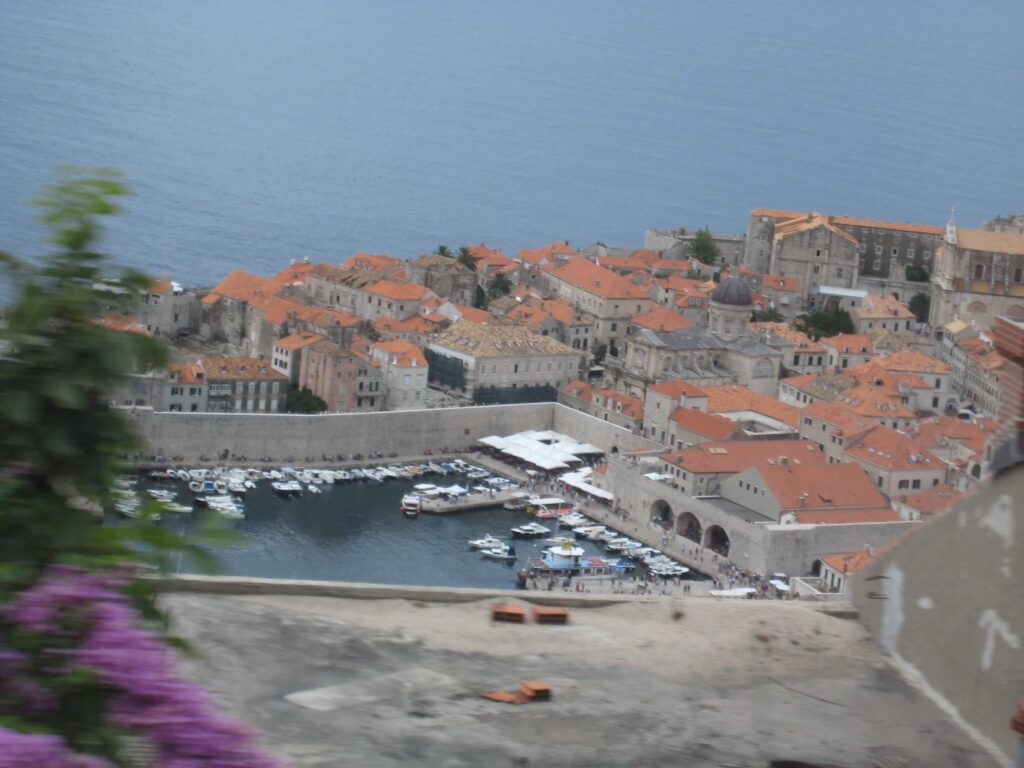 杜布羅夫尼克 Dubrovnik, 克羅埃西亞 Croatia : 俯瞰古城與港口 : 洛夫里耶納茨堡 Fort Lovrijenac